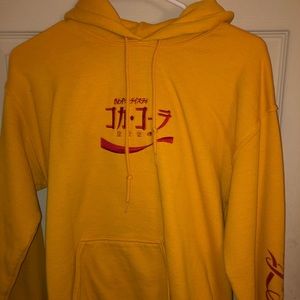 Mustard Urban Outfitters Coca-Cola Hoodie